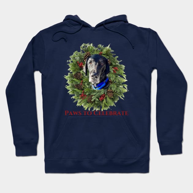 Paws to Celebrate Black Lab Hoodie by B C Designs